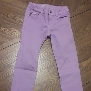Size 12 Kids DKNY Lavender color Jeans
